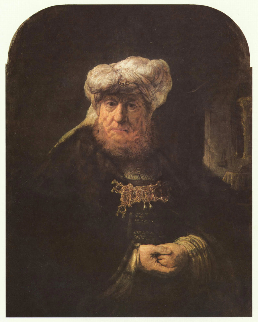 Mężczyzna w orientalnym kostiumie - Rembrandt