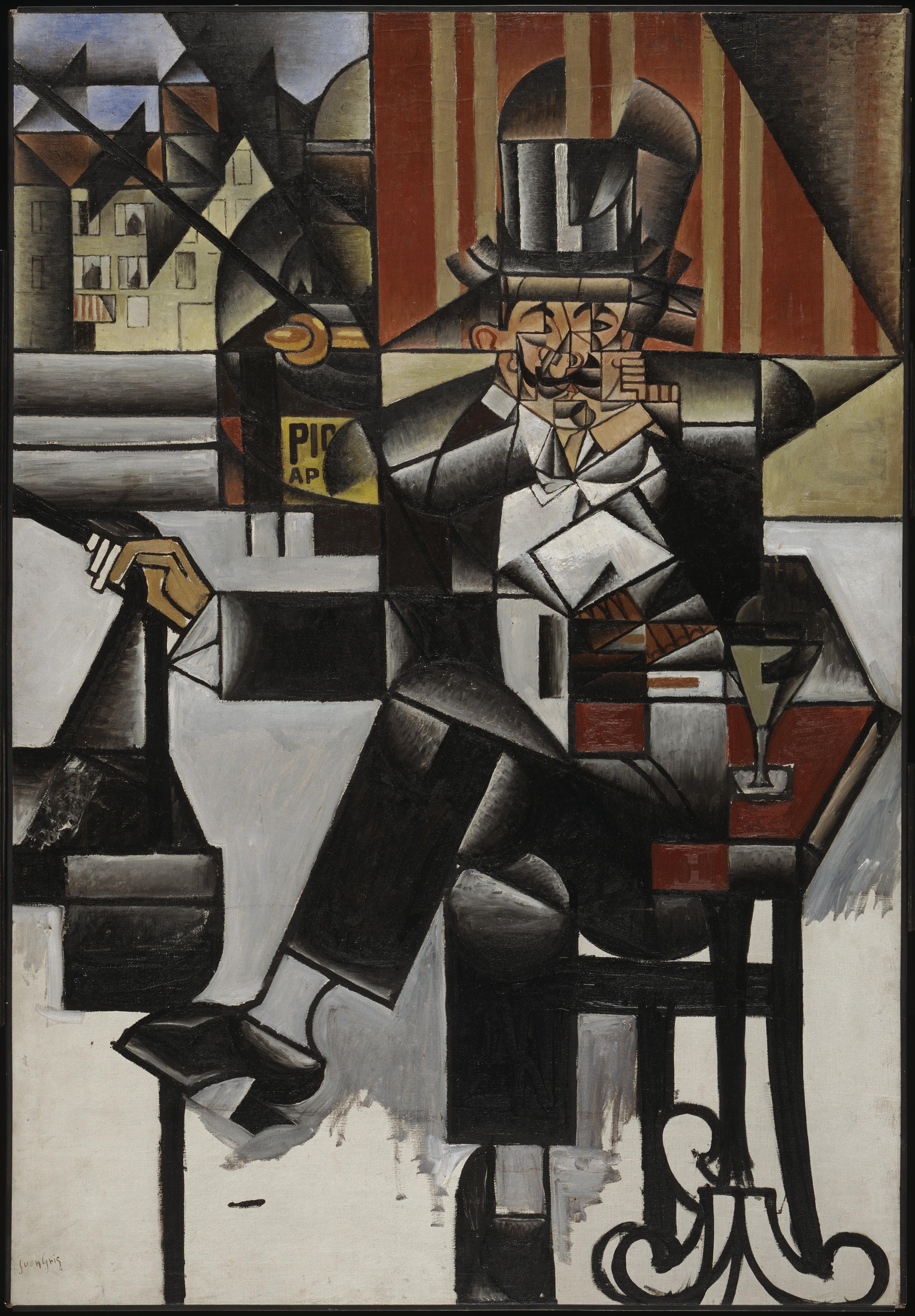 Mężczyzna w kawiarni - Juan Gris