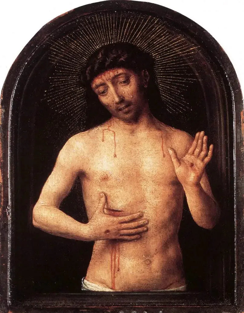 Mężczyzna cierpienia - Hans Memling