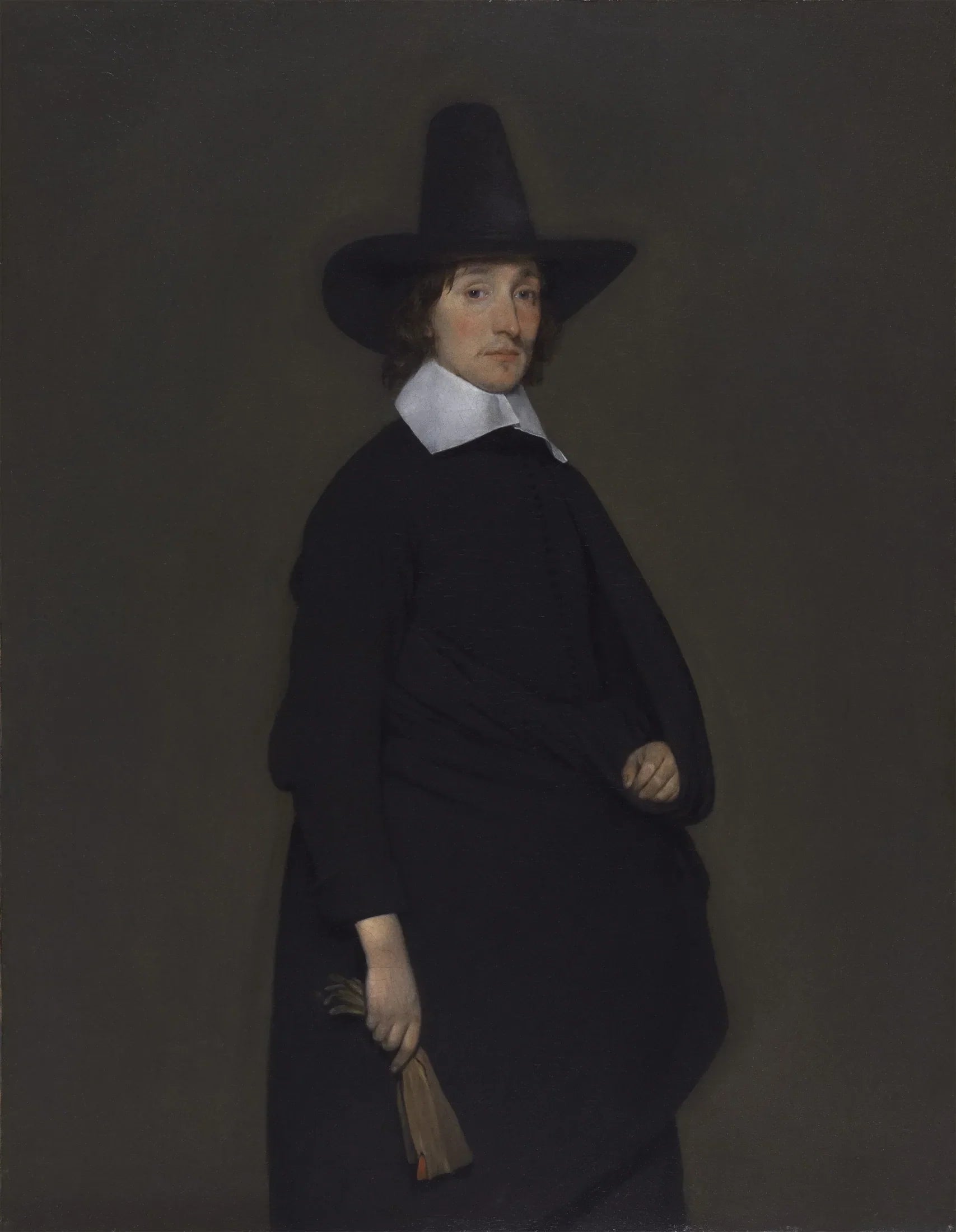 Homme élégant - Gerard ter Borch image 1 copie peinte à la main à l’huile