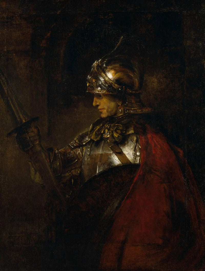 Człowiek w zbroi - Rembrandt