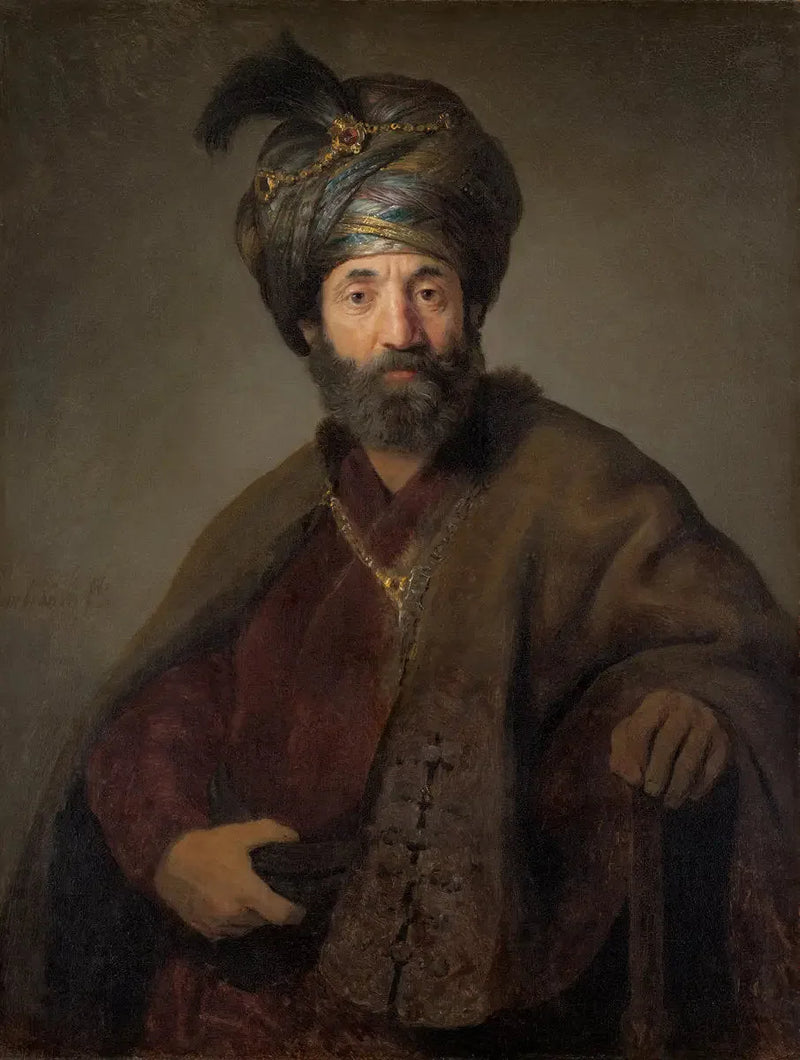 Mężczyzna w orientalnym kostiumie - Rembrandt