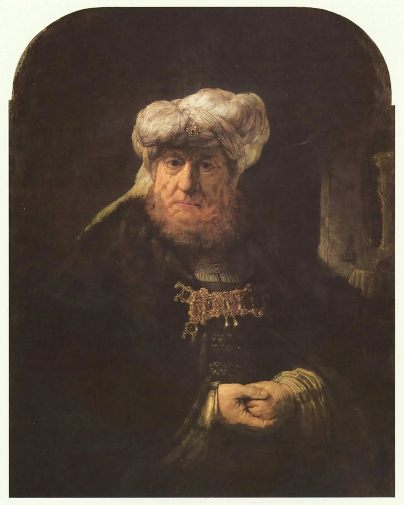 Mężczyzna w orientalnym kostiumie - Rembrandt