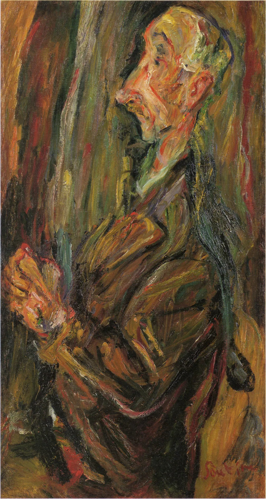 Mężczyzna w modlitwie - Chaim Soutine