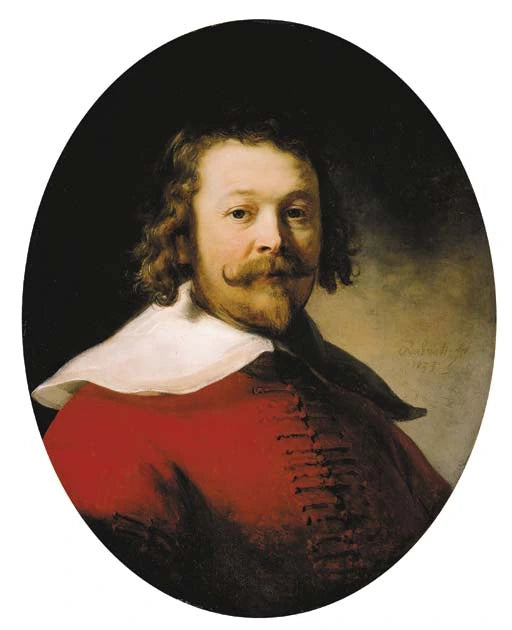 Portret mężczyzny w czerwonym kaftanie - Rembrandt