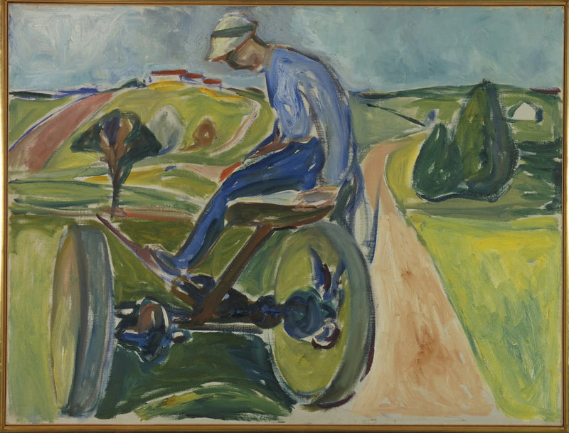 Mężczyzna na kombajnie - Edvard Munch