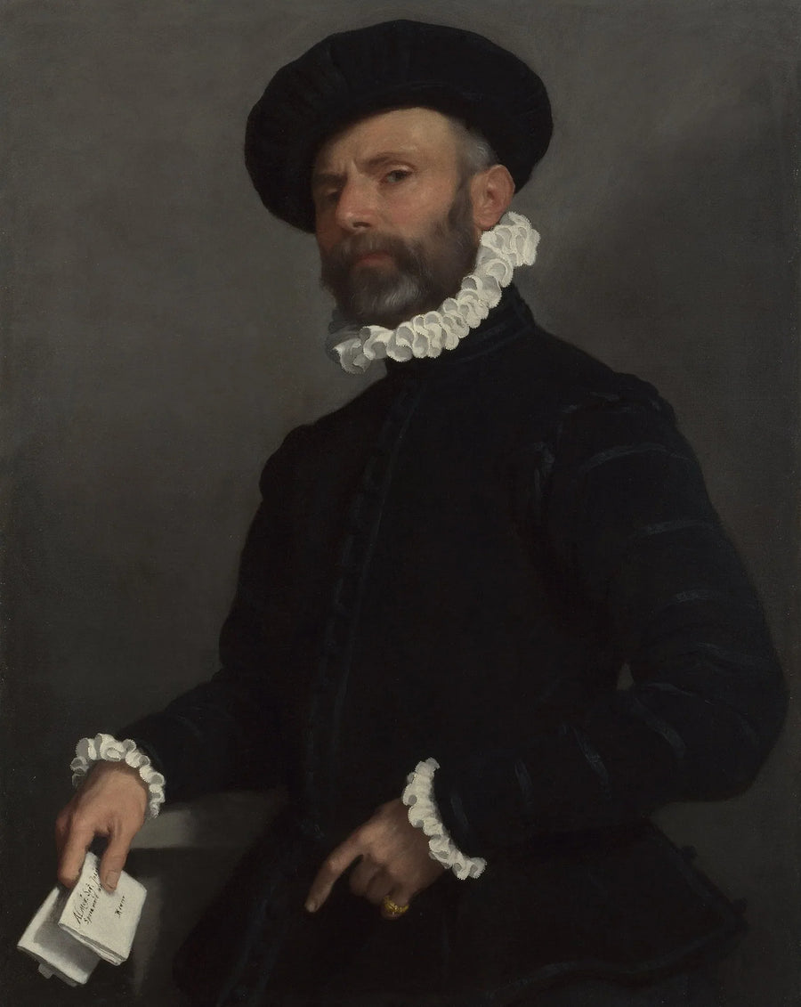 Mężczyzna trzymający list - Giovanni Battista Moroni
