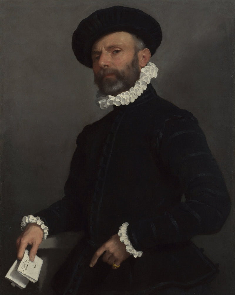 Mężczyzna trzymający list - Giovanni Battista Moroni
