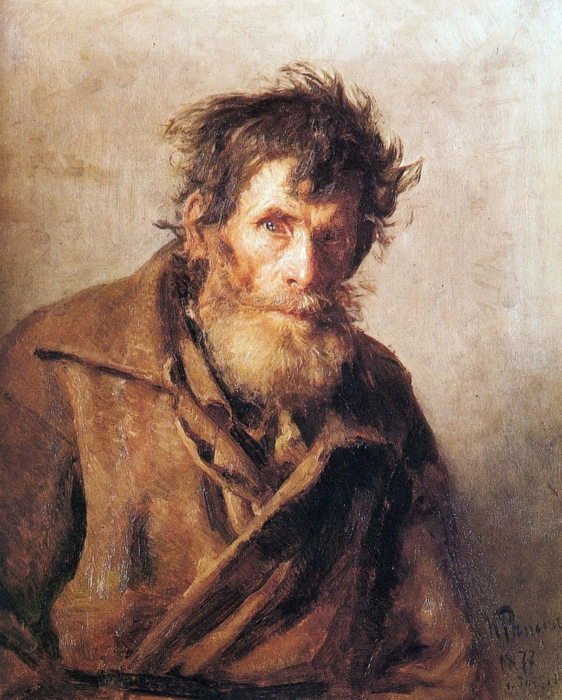 Nieśmiały mężczyzna - Ilya Repin
