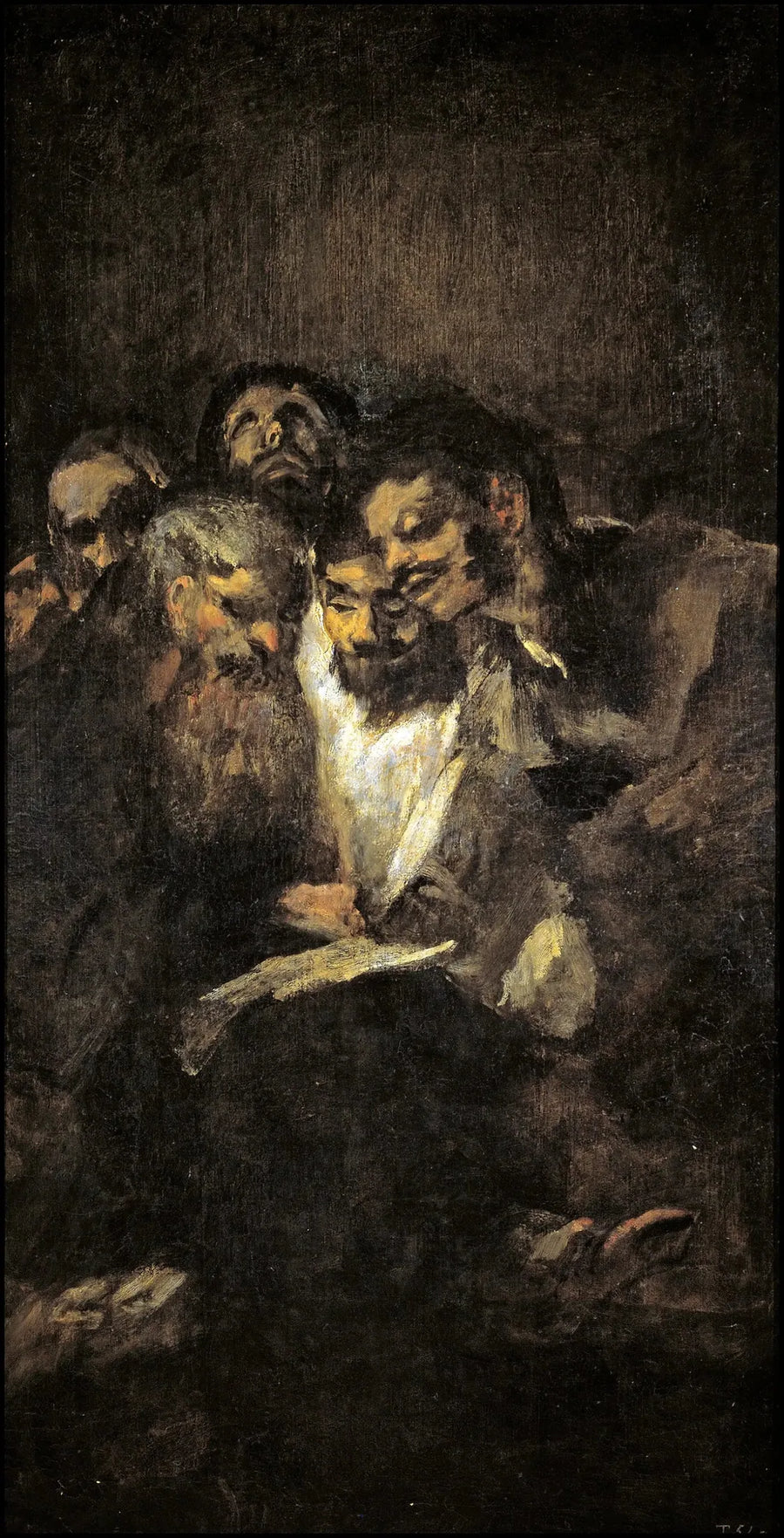 Mężczyźni czytający - Francisco de Goya
