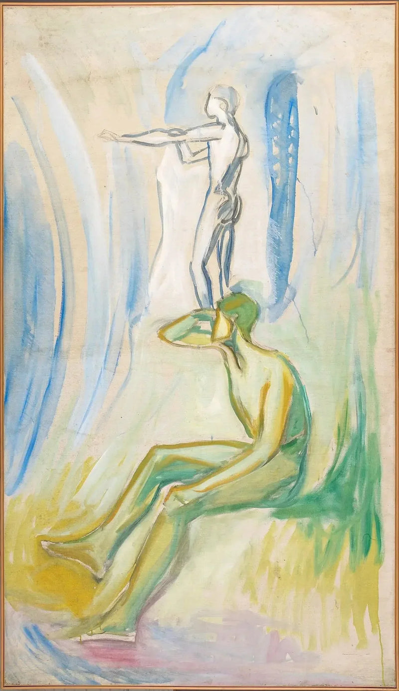 Mężczyźni zwracający się ku słońcu - Edvard Munch