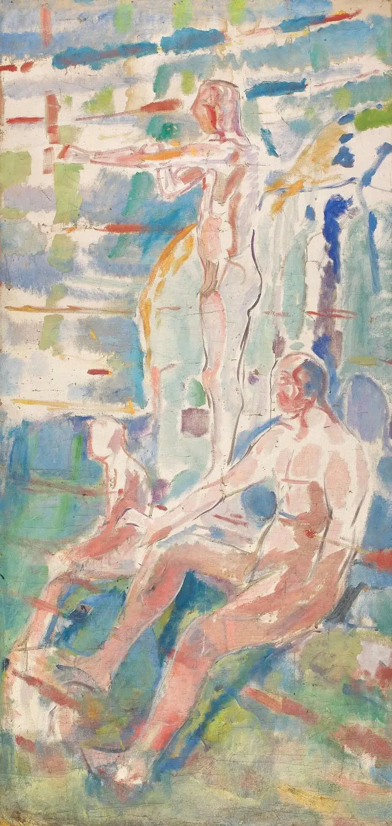 Mężczyźni zwróceni ku słońcu - Edvard Munch