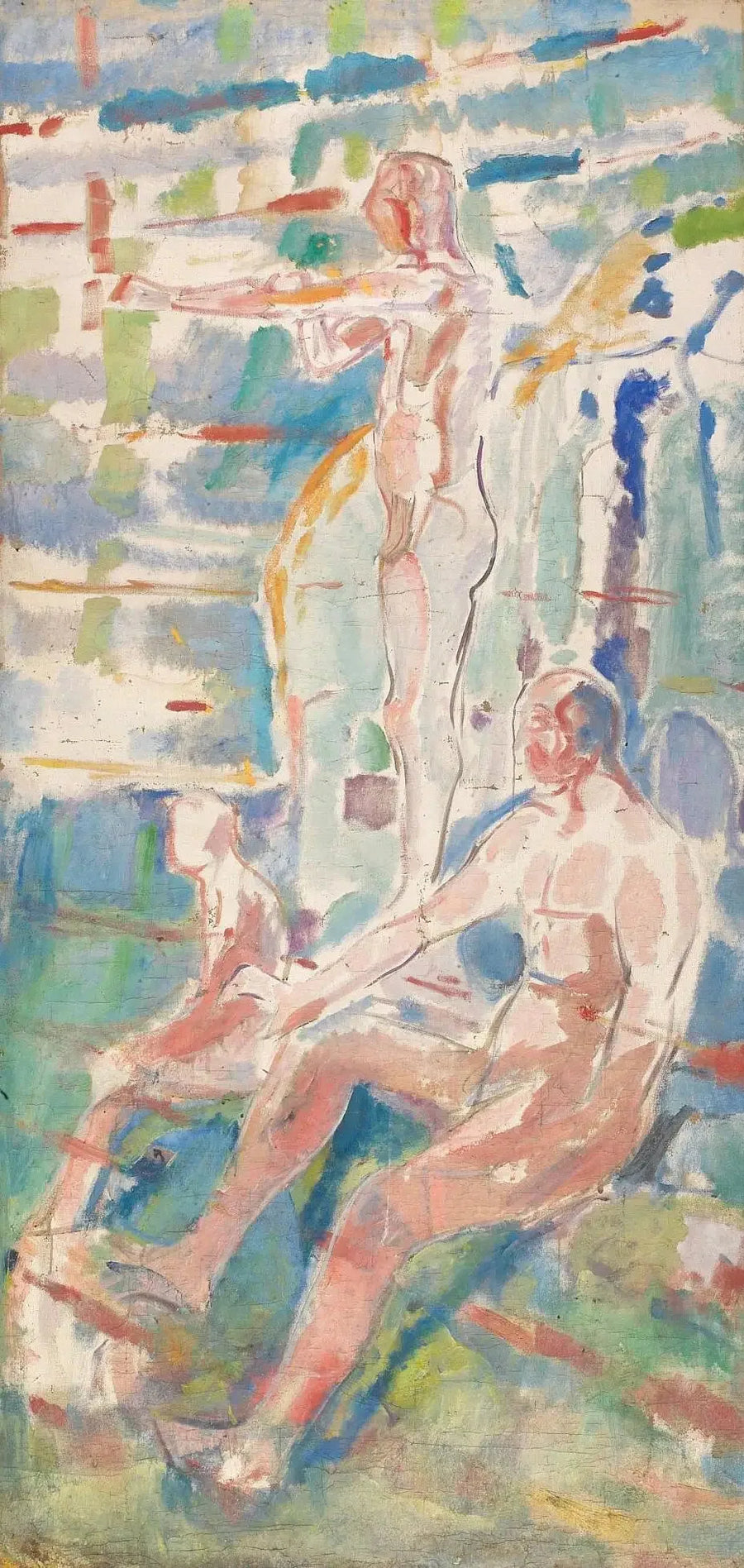 Mężczyźni zwróceni ku słońcu - Edvard Munch