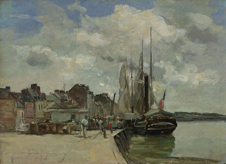 Honfleur: Port - Eugène Boudin