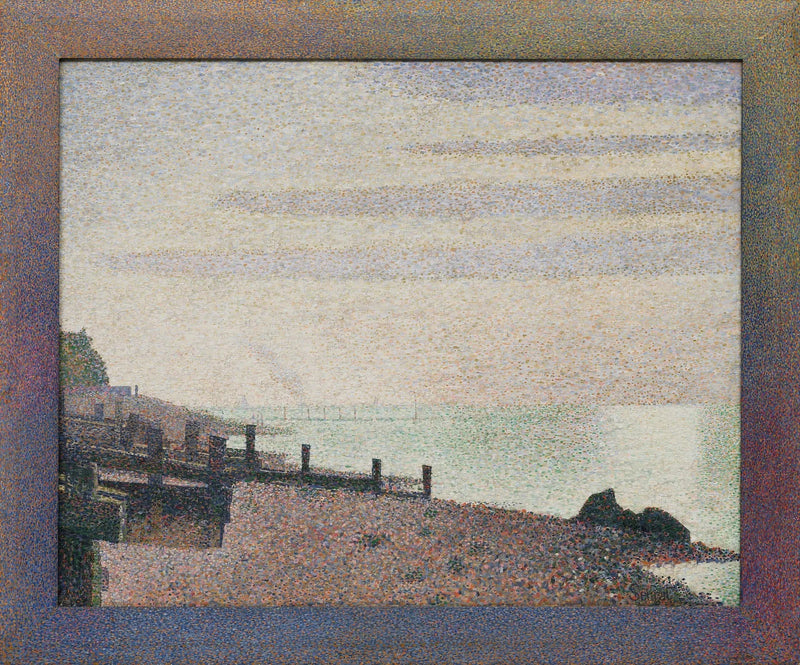 Honfleur, wieczór, ujście Sekwany - Georges Seurat