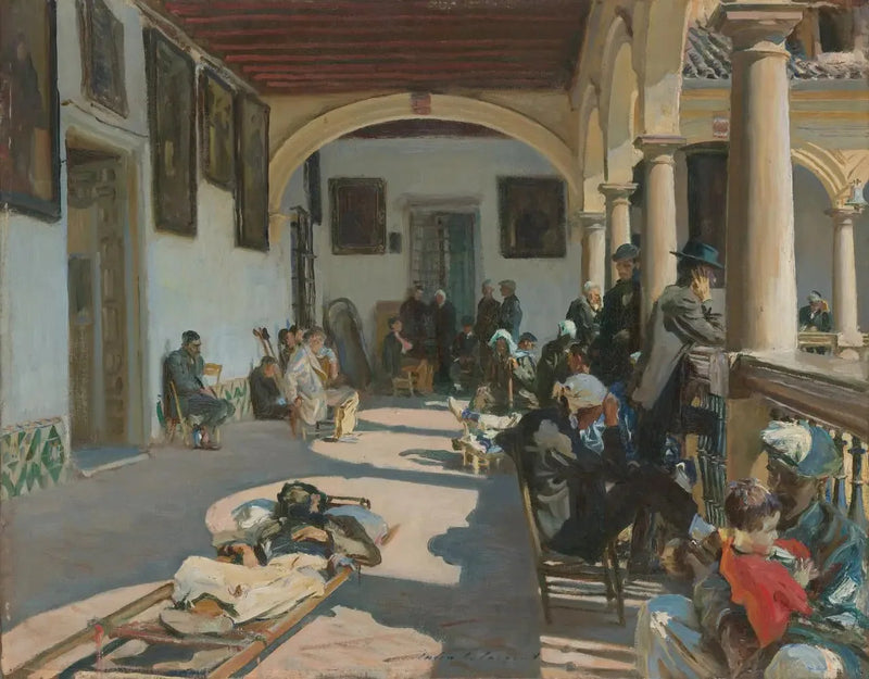 Szpital w Grenadzie - John Singer Sargent