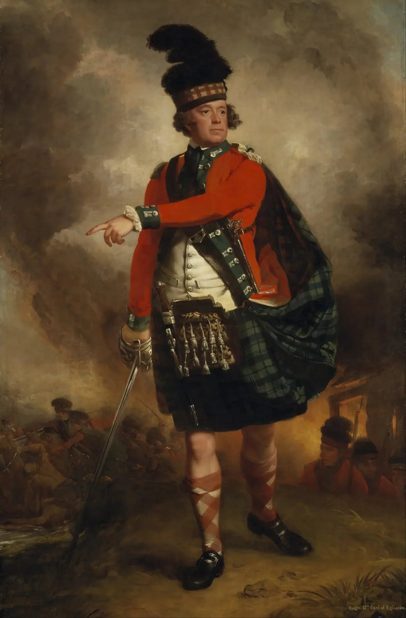 Hugh Montgomerie, 12. hrabia Eglinton. Żołnierz; Lord Lieutenent Ayrshire - John Singleton Copley