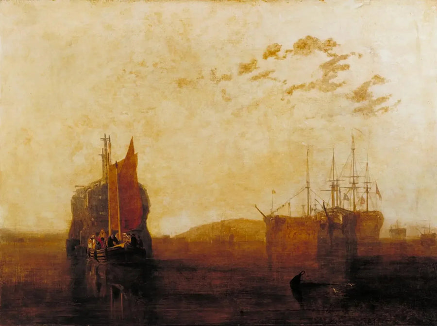 Hulki w Tamarze - J. M. W. Turner