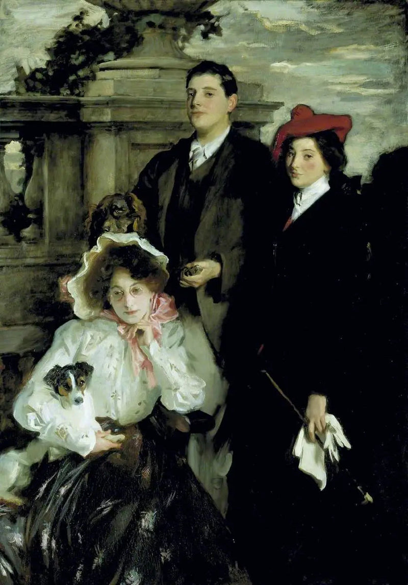 Hylda, Almina i Conway, dzieci Ashera Wertheimera - John Singer Sargent