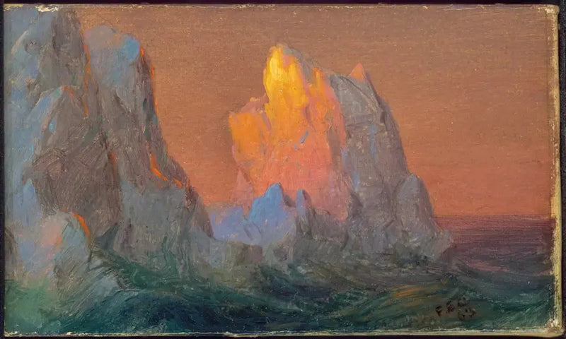Głazy lodowe - Frederic Edwin Church