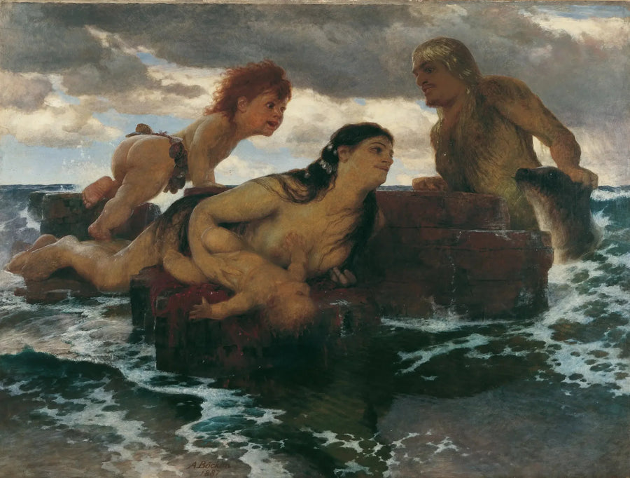 Idylla morska - Arnold Böcklin