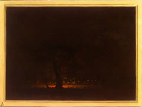 Ignis Fatuus, Rio Uruguay - George Catlin image 1 copie de tableau peinte à la main