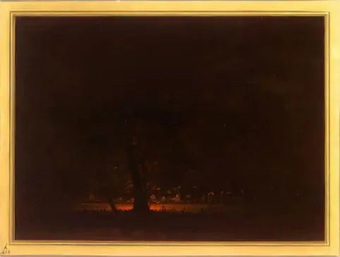 Ignis Fatuus, Rio Uruguay - George Catlin image 1 copie de tableau peinte à la main