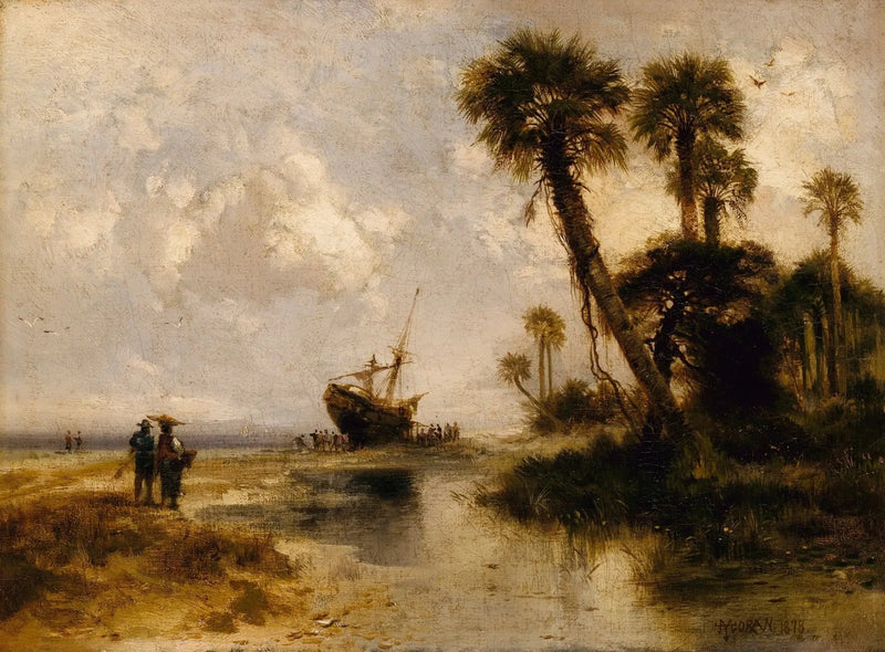 Wyspa Fort George, Floryda - Thomas Moran
