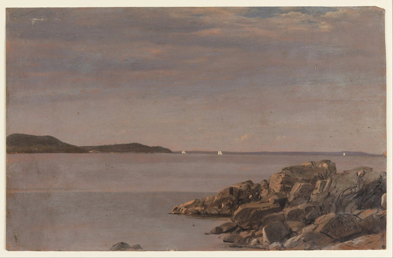 Wyspa Pustych Wysp, wybrzeże Maine - Frederic Edwin Church