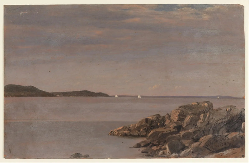 Wyspa Pustych Wysp, wybrzeże Maine - Frederic Edwin Church