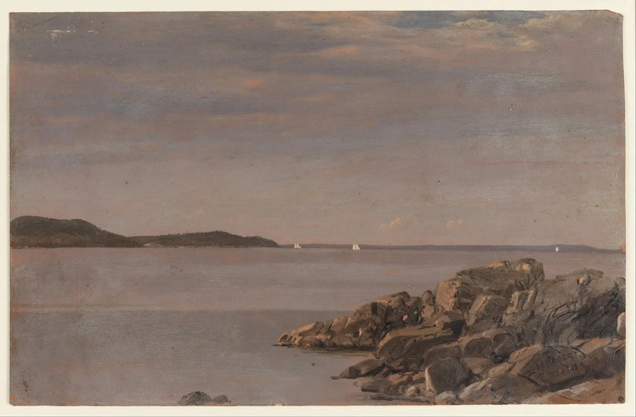 Wyspa Pustych Wysp, wybrzeże Maine - Frederic Edwin Church