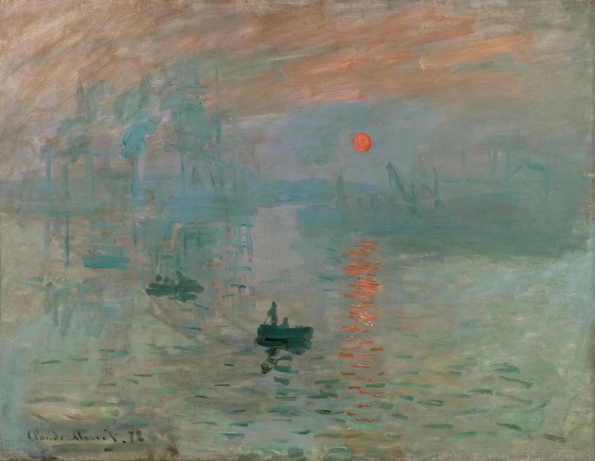 Impression, soleil levant W263 par Claude Monet, musée Marmottan Monet