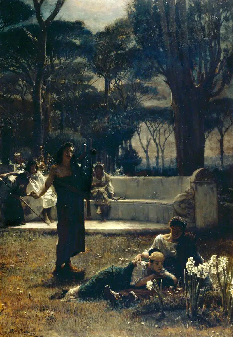 Improwizator - Lawrence Alma-Tadema