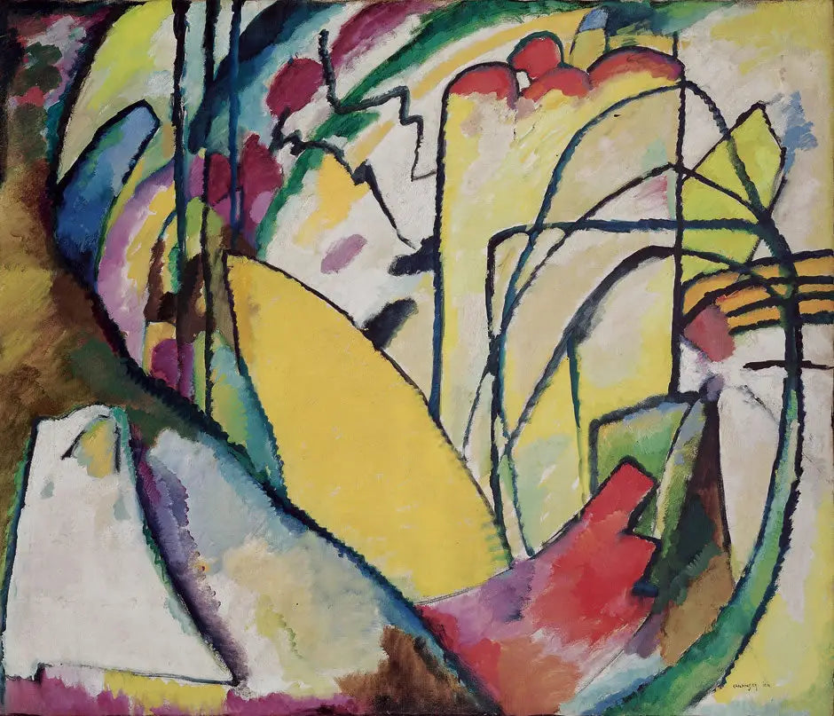 Improvisation 10 - Vassily Kandinsky image 1 reproduction artisanale de tableau