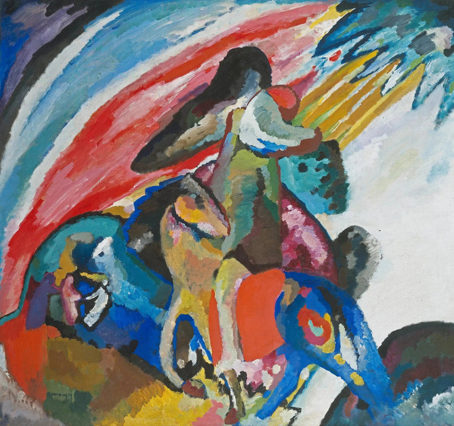 Improwizacja 12 Jeździec - Wasilij Kandinsky