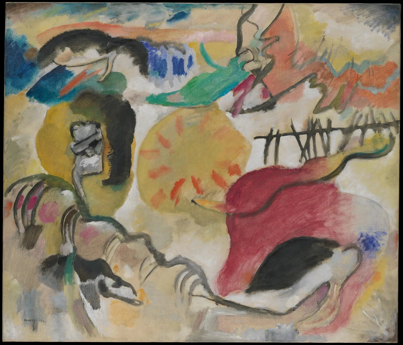 Improwizacja 27 (Ogród miłości II) - Wasilij Kandinsky