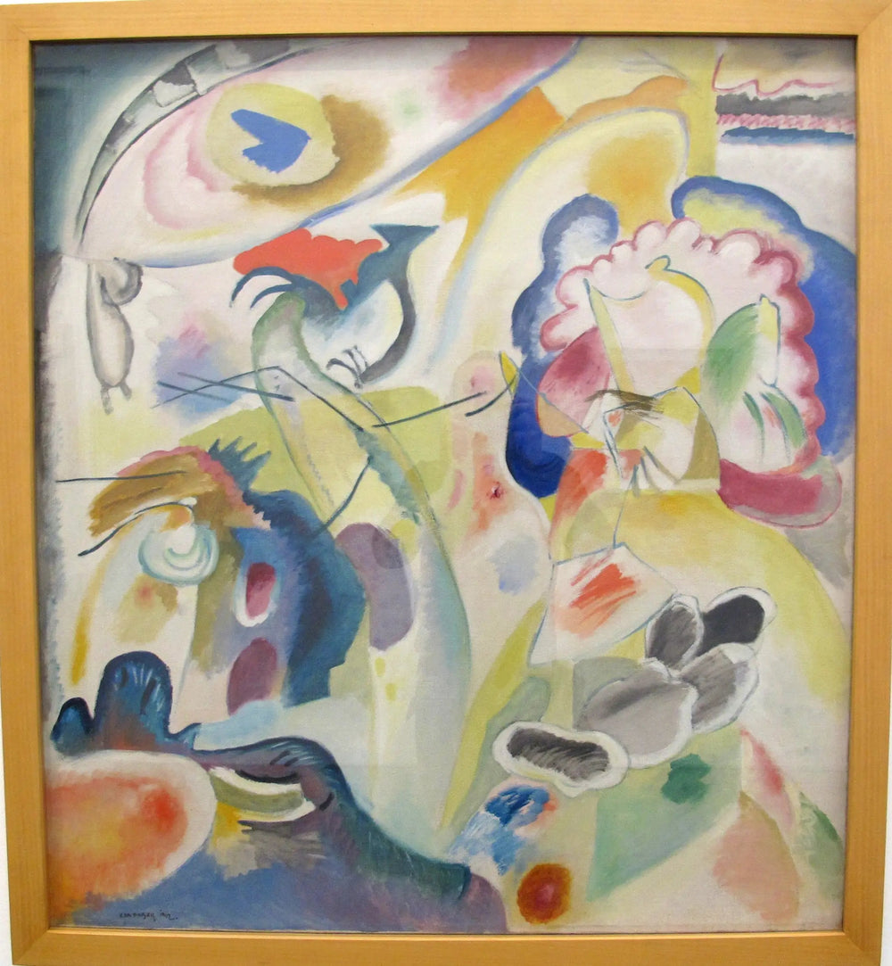 Improvisation n° 29 (Le Cygne) - Vassily Kandinsky image 1 tableau peint à l’huile sur toile