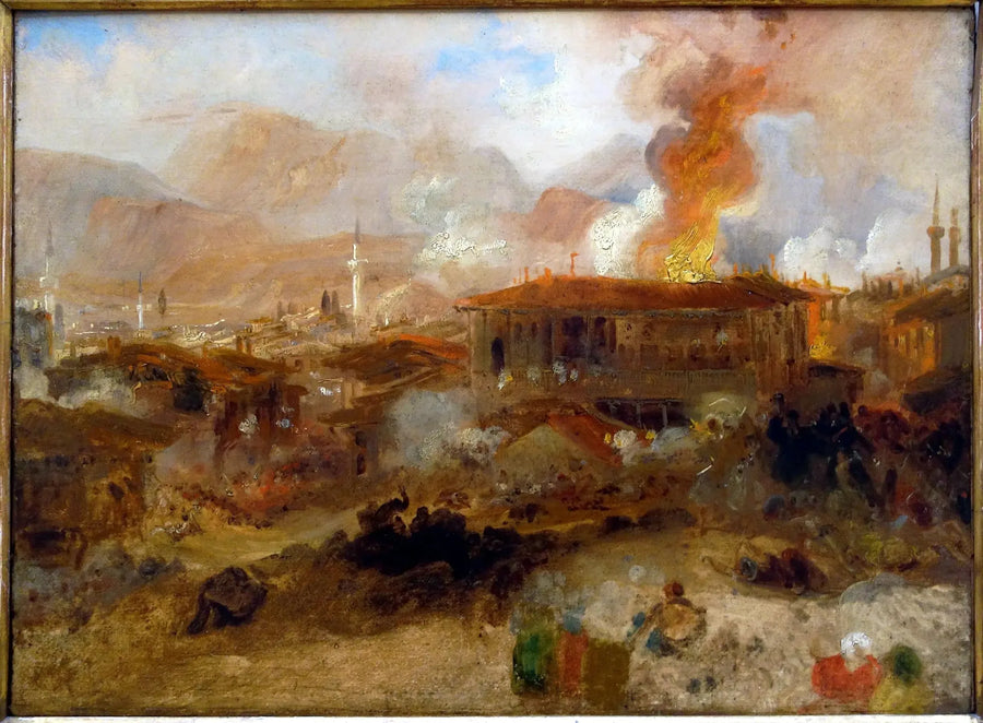 Pożar w Konstantynopolu - J. M. W. Turner