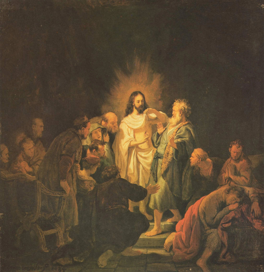Niewiara świętego Tomasza - Rembrandt