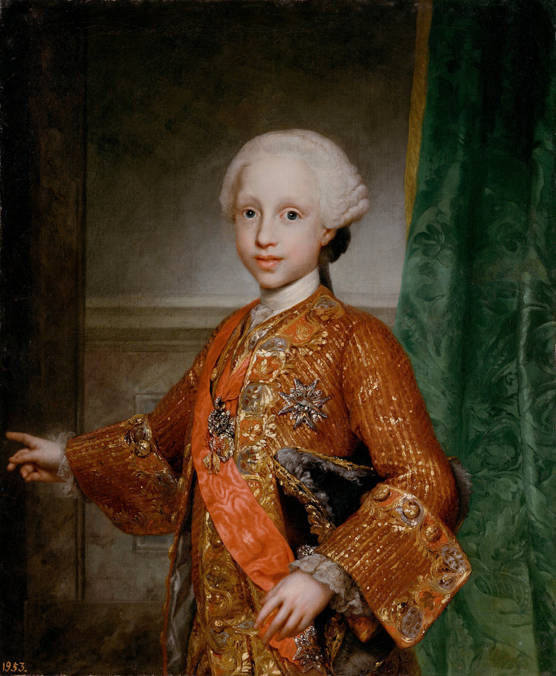 Dziecięcy Francisco Javier d'Espagne (1757-1771) - Anton Raphael Mengs