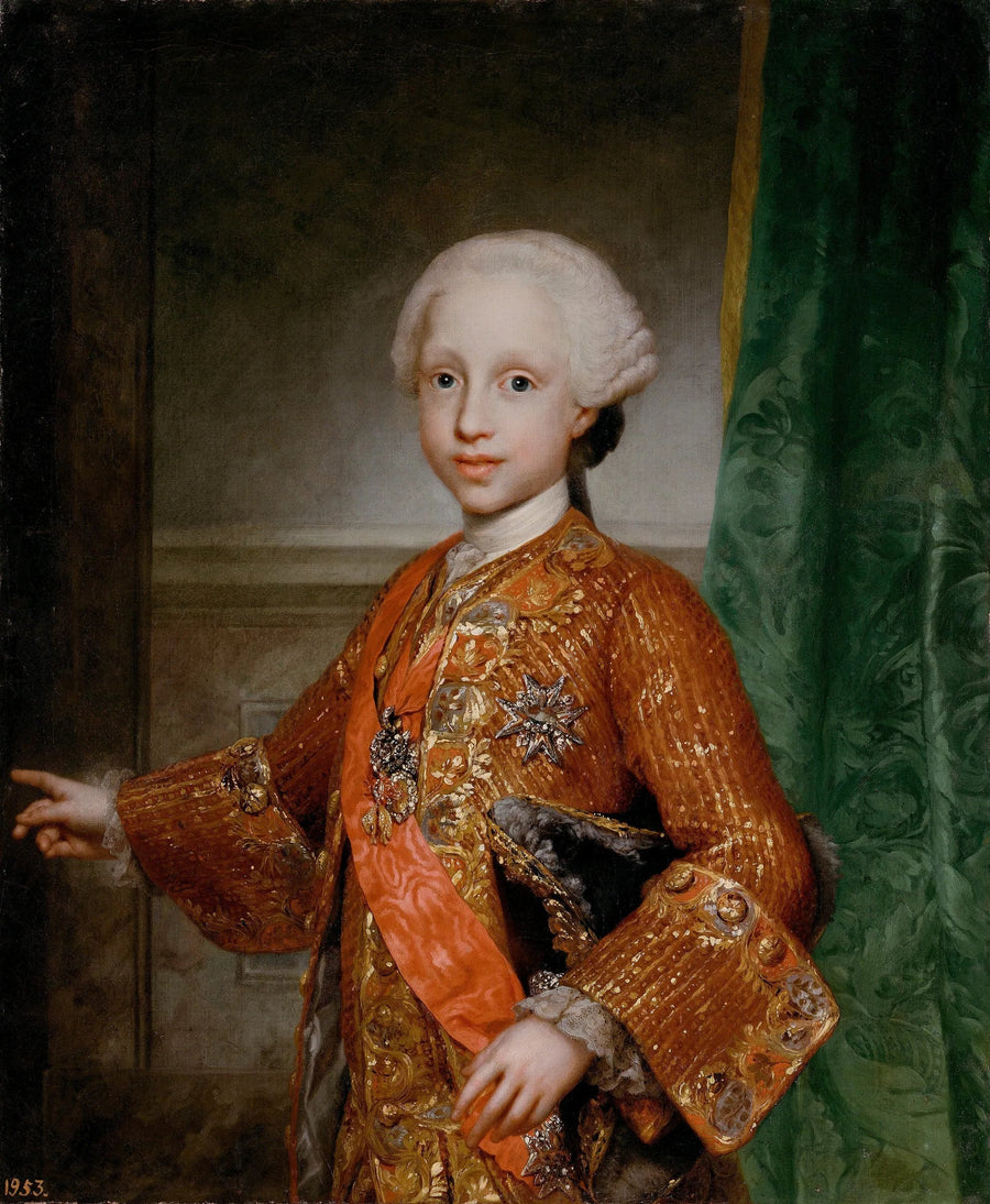 Dziecięcy Francisco Javier d'Espagne (1757-1771) - Anton Raphael Mengs