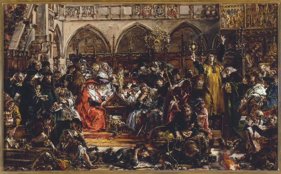 Wpływ uniwersytetu na kraj, według serii „Historia cywilizacji w Polsce” - Jan Matejko