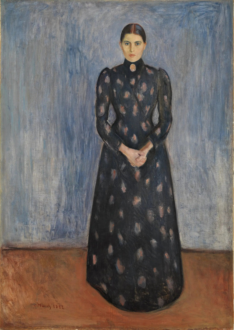 Inger w czerni i fiolecie - Edvard Munch