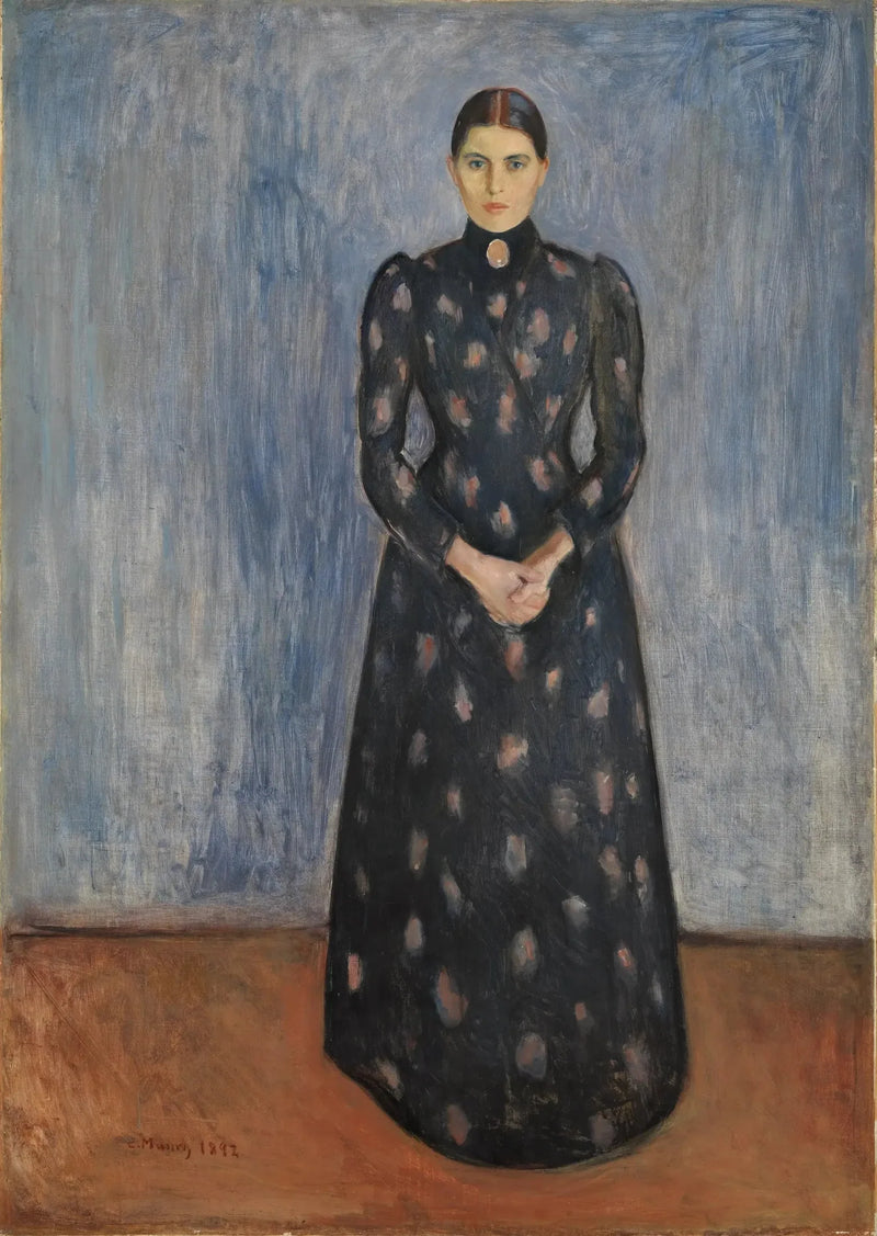 Inger w czerni i fiolecie - Edvard Munch
