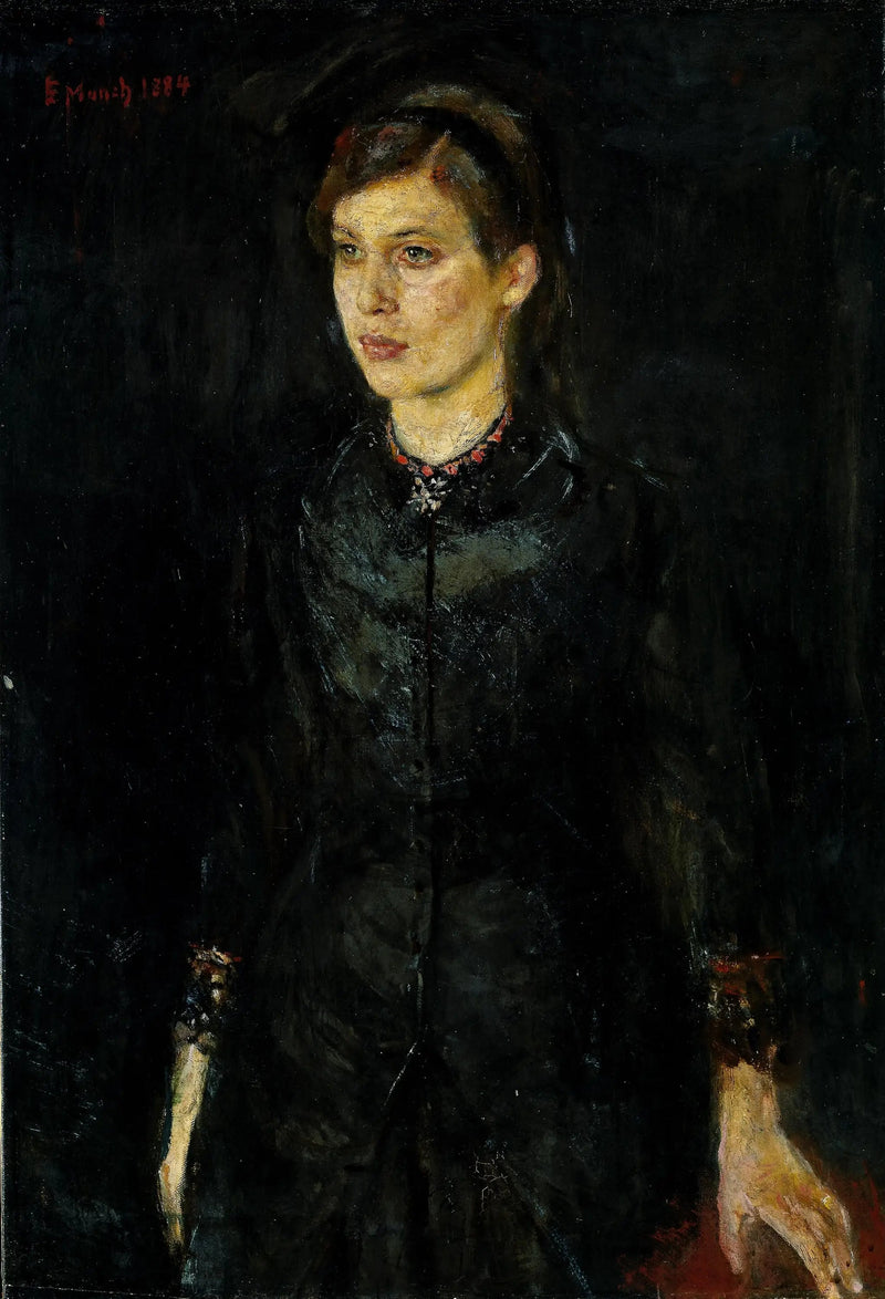 Inger Munch w czerni - Edvard Munch