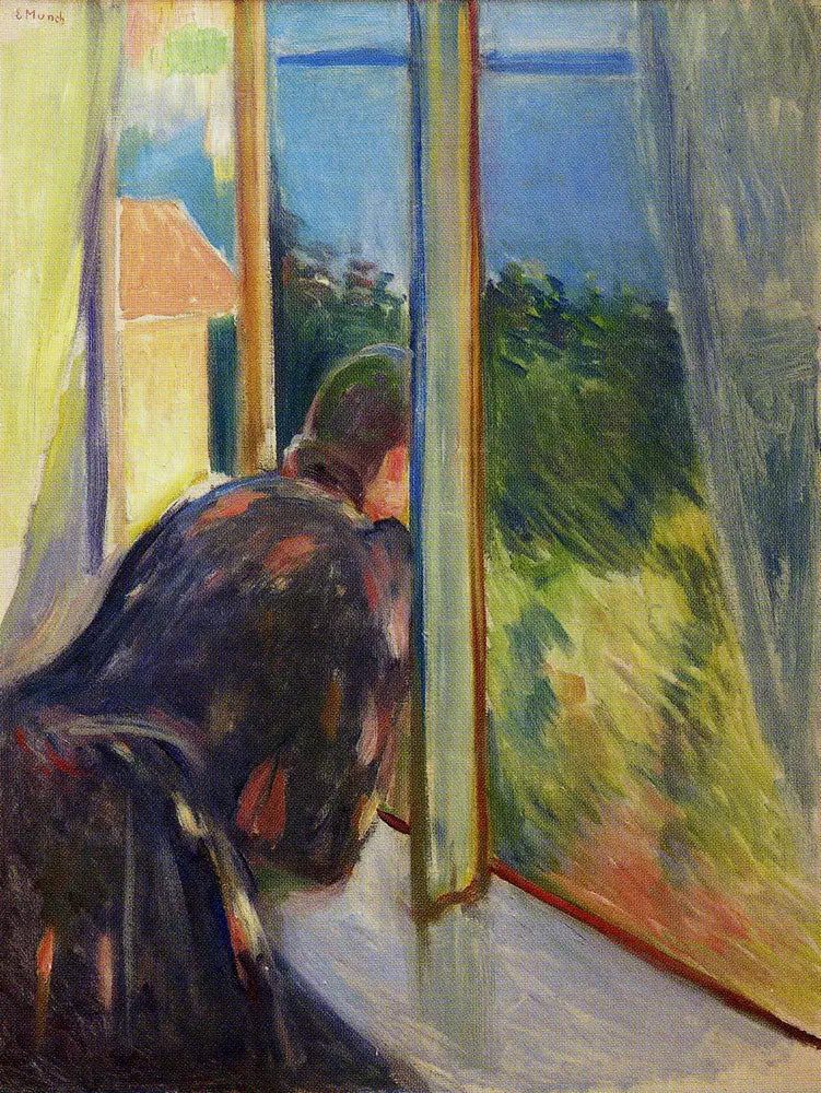 Inger przy oknie - Edvard Munch