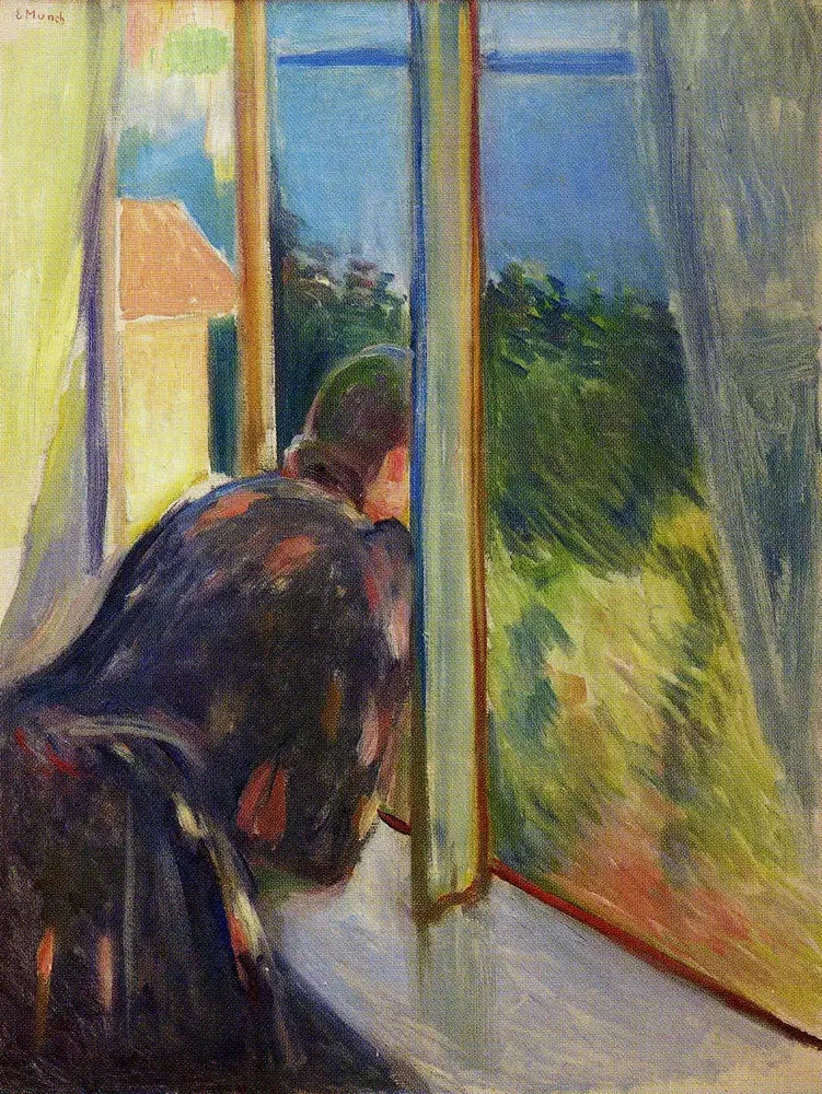 Inger przy oknie - Edvard Munch