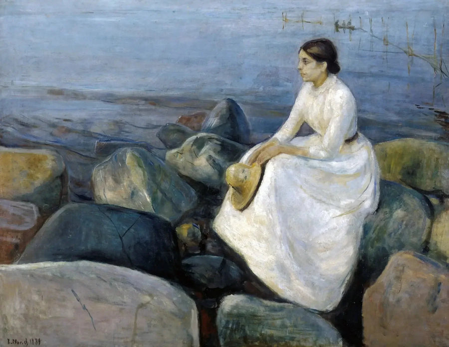Inger na plaży - Edvard Munch