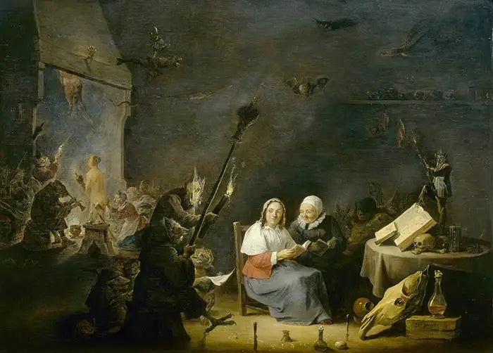 Inicjacja czarownicy - David Teniers Młodszy
