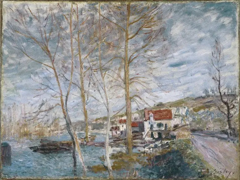 Powódź w Moret - Alfred Sisley